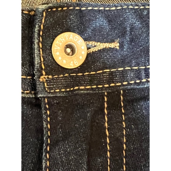 Vintage 46 Pistol Straight Jeans Mens 38x32 Regular Straight‎ Dark Wash Denim - Picture 5 of 14